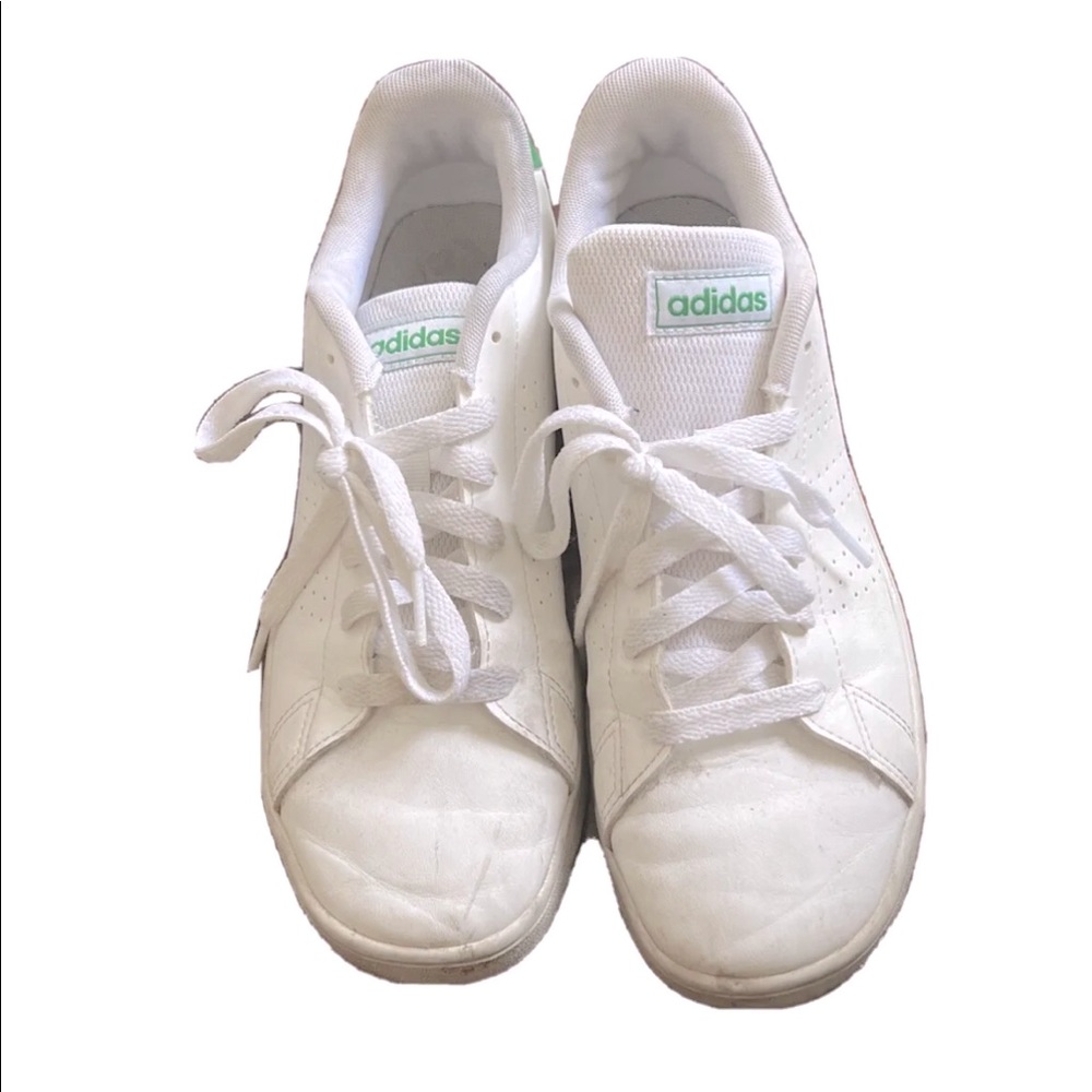 Adidas White Shoes- Child size 6